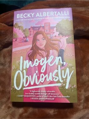 Imogen, Obviously by Becky Albertalli - Pink Illustrated Hardcover